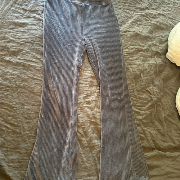 Aerie ribbed velvet flares - Picture 1 of 1